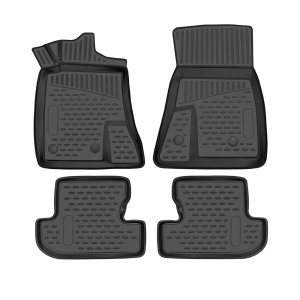 Ford Mustang Floor Mats - Omac - Rubber TPE - Black - 2015-2023